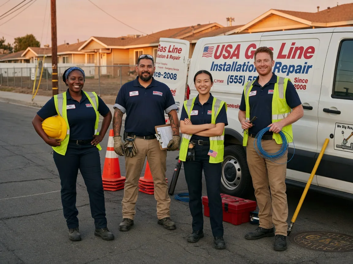 Gas Line Installation company in Lisbon, LA